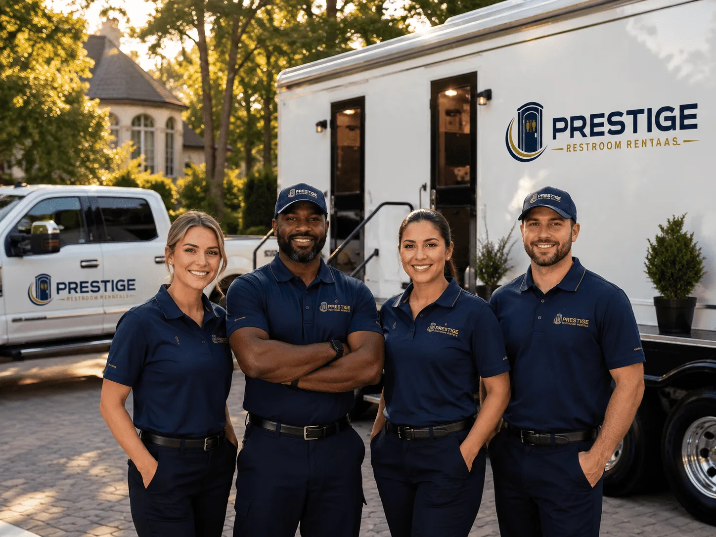 Trusted Luxury Portable Restrooms company in Casar, NC